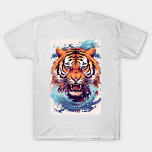 Tiger and Waves T-Shirt